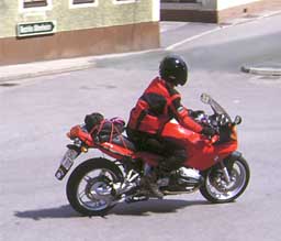 Motorradfahrer beim Bike-Run 1999