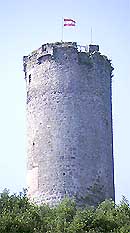tower of the castle ruin Waxenberg