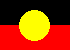 Aboriginal Flagge