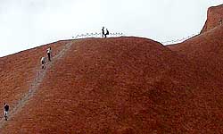 Ayers Rock - Aufstieg