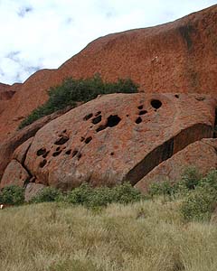 Ayers Rock aus der Nhe