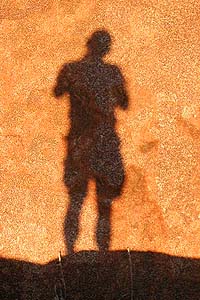 Schatten auf den Devil's Marbles