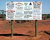 Tourist Information Glendambo (Tafel) - Link zu hher aufgelster Bildversion