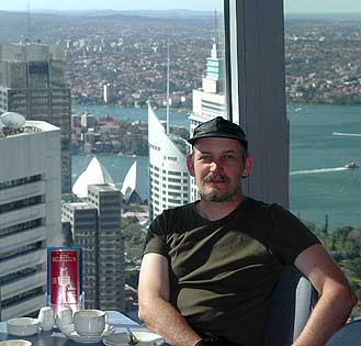 im Caf des AMP-Tower in Sydney