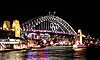 Nachtaufnahme der Hafenbrcke, Sydney
