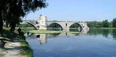 Die Br�cke in Avignon: Pont St. B�n�zet