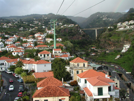 Aussicht von der Seilbahn