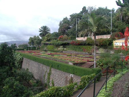 Aussicht ber den Botanischen Garten auf Funchal
